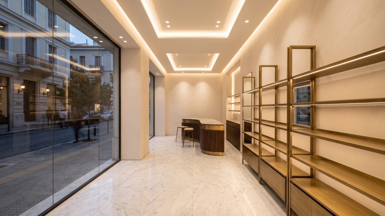 Shop fit-out in Greece for retail brands